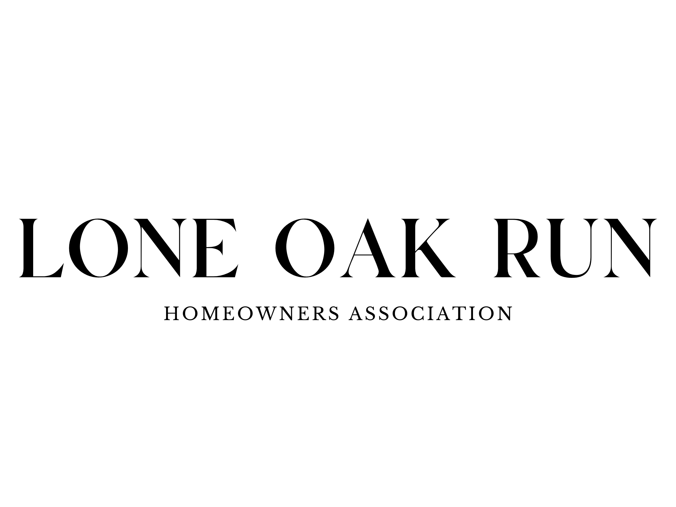 Lone Oak Run HOA Logo